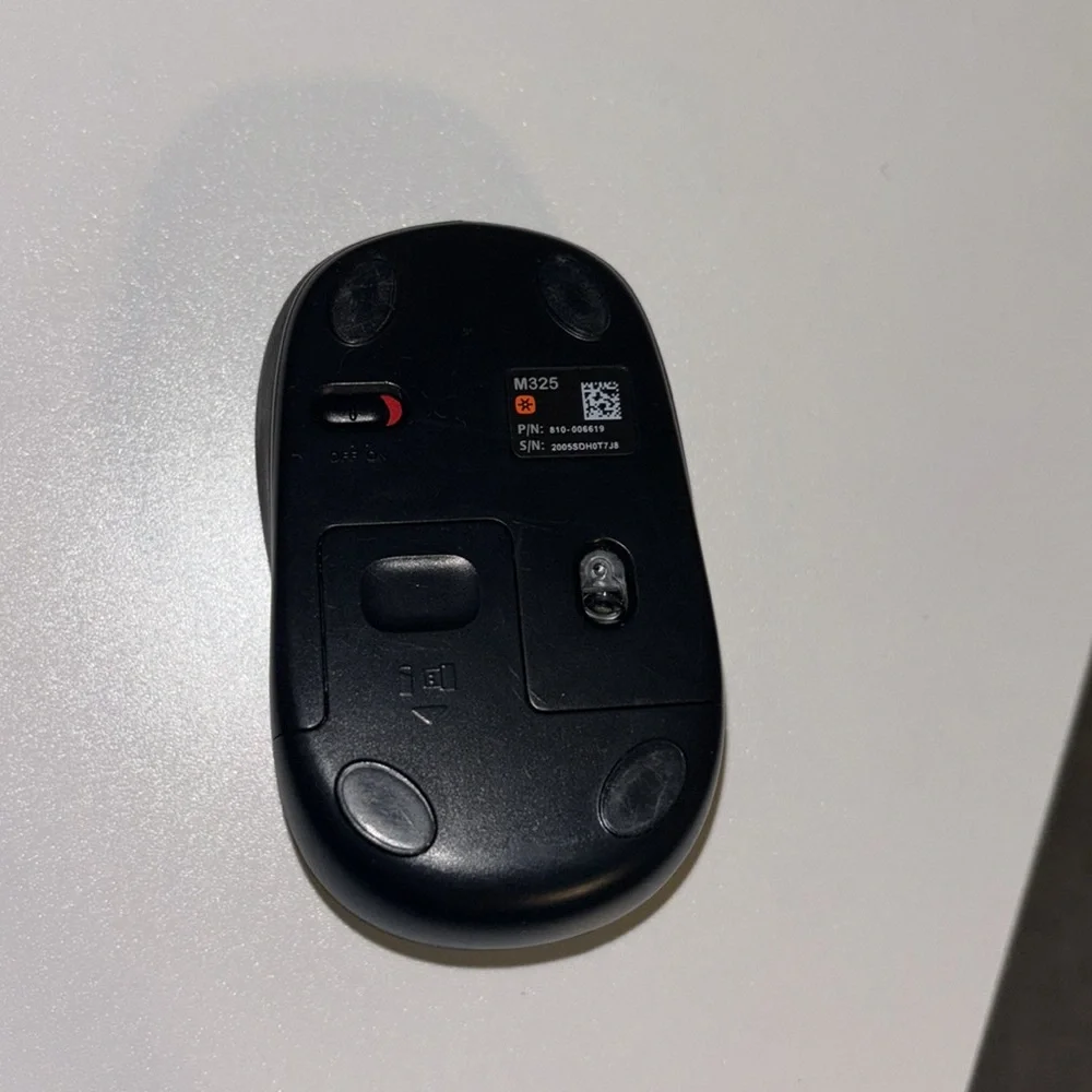 Logitech Wireless Mouse in Sleek Black and Silver
